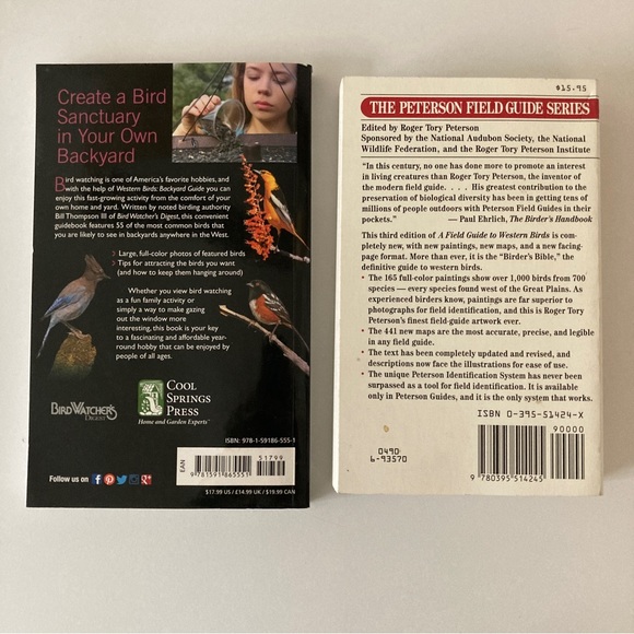 2 Western Birds Identification Books Peterson Field Guides Bird Watcher's Digest - Picture 8 of 11